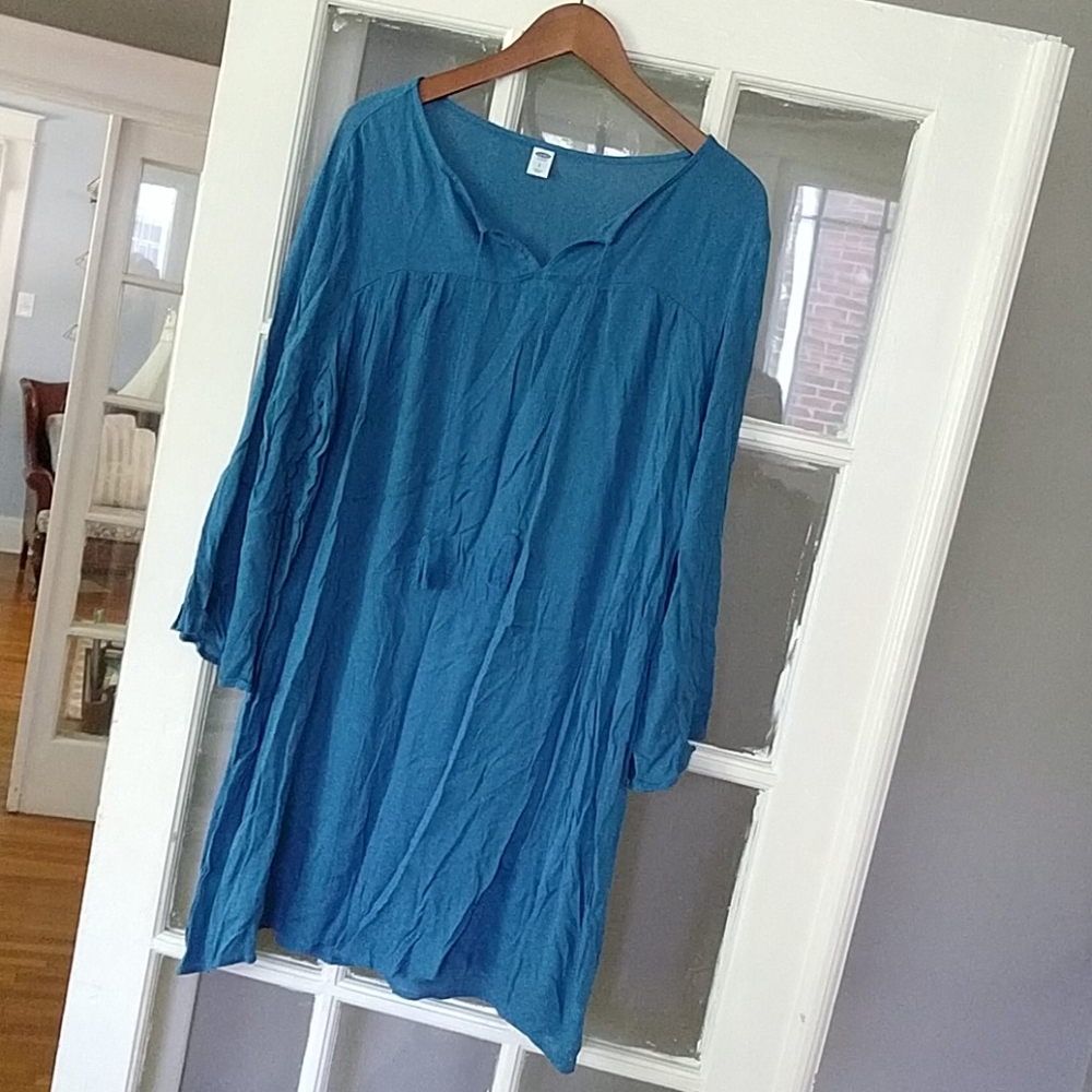NWT summer shift dress with tassels